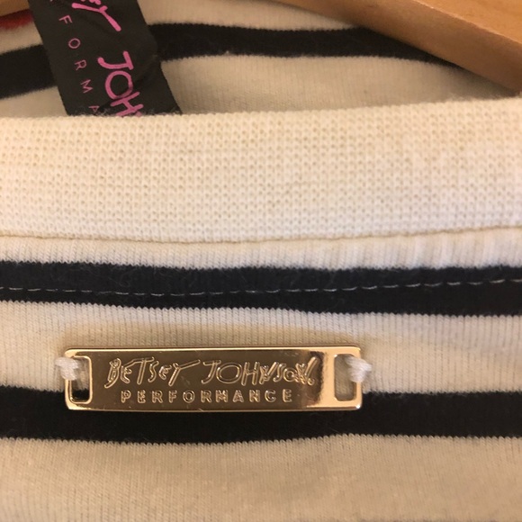 Betsy Johnson cropped French terry top size S - Picture 3 of 4